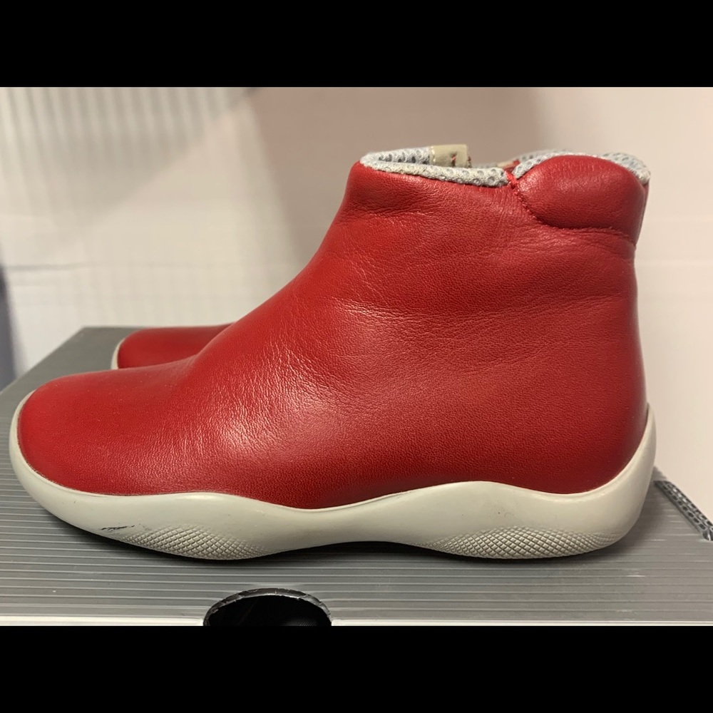 Kids Prada Red Booties Size 11, Brand New